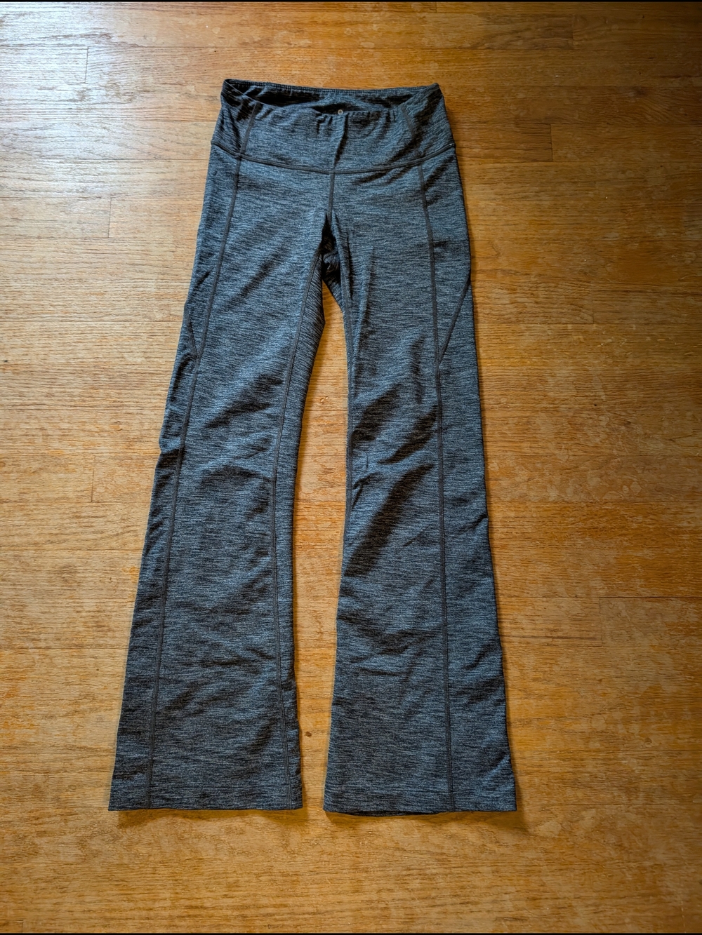 Athleta Heathered Charcoal High-Rise Bootcut Leggings